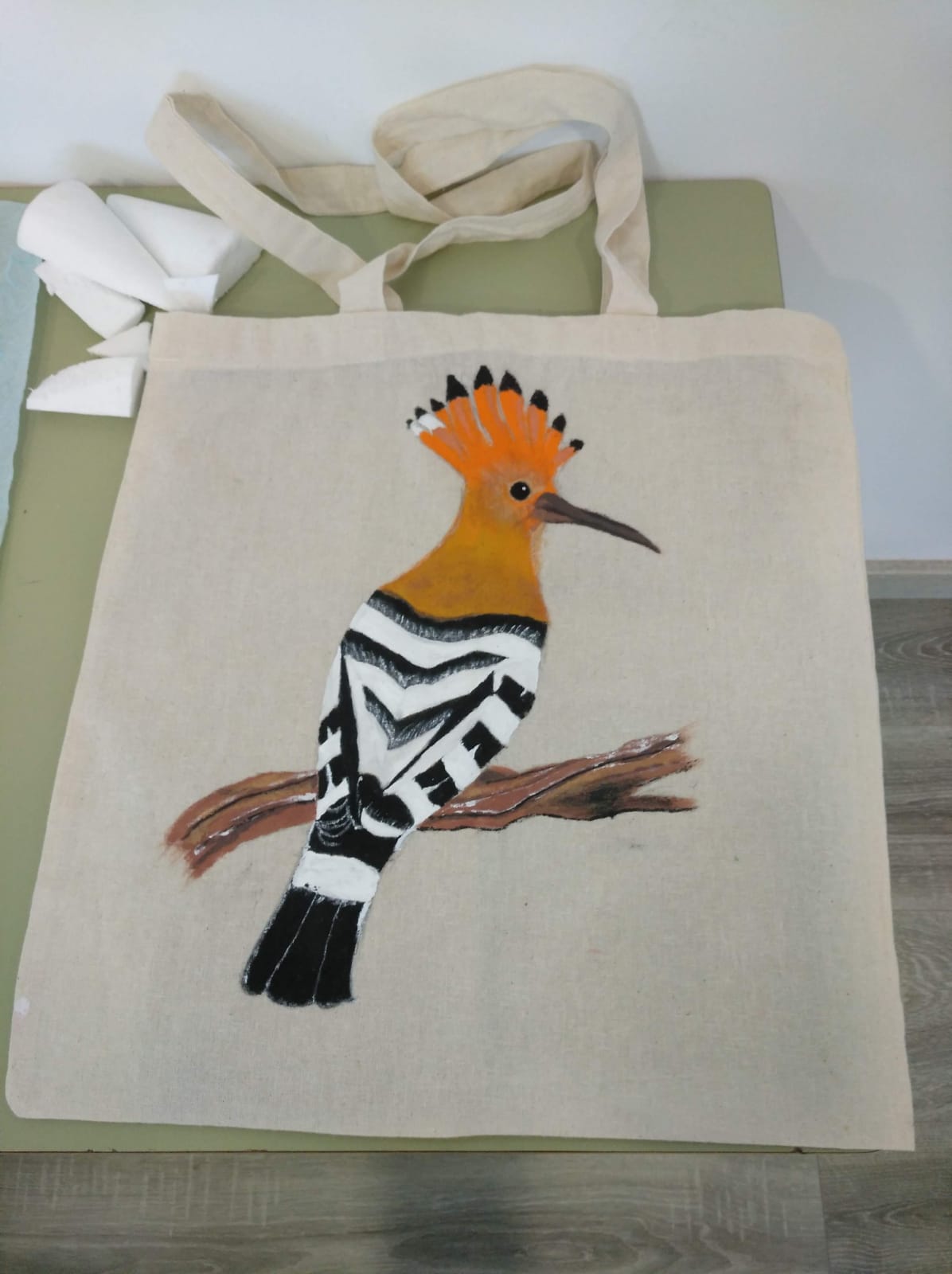 Manualidades bolsa tela